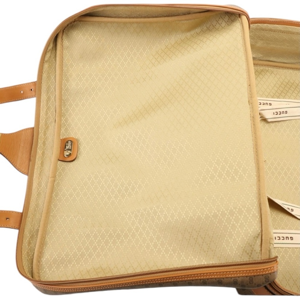 Gucci Micro GG Coated Canvas and Leather Travel Bag Luggage Tag lock key vintage - Picture 9 of 16